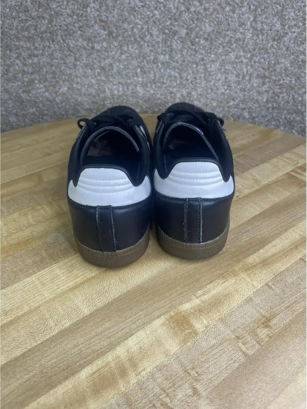 Adidas Samba Black and white stripe men’s size 9